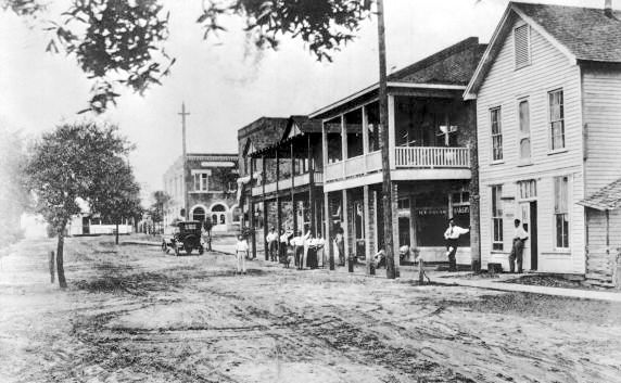 haines city street view circa 1918