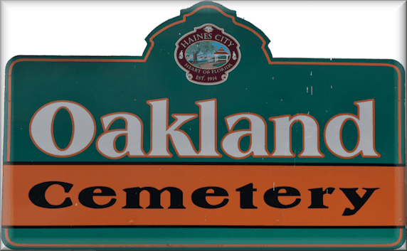 Oakland Cemetery Sign