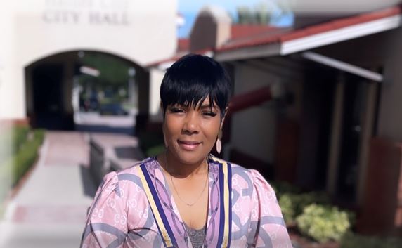 A photo of city employee Lekia Webb