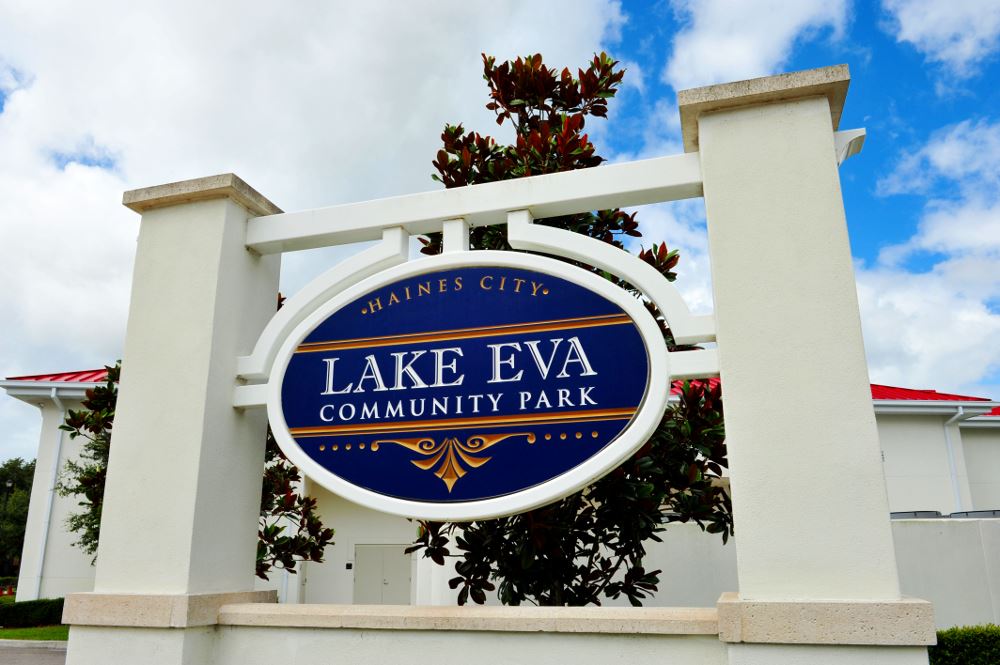 Lake Eva Community Park Sign