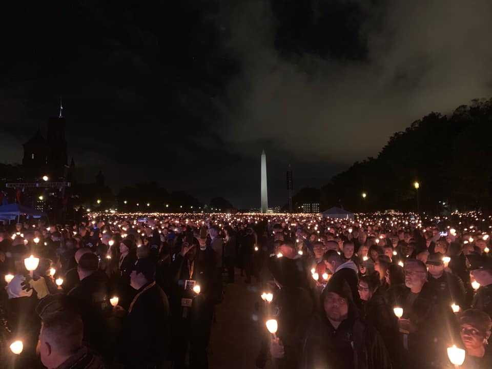 The Candlelight Vigil is among a handful of annual events in Washington D.C. as part of National Pol